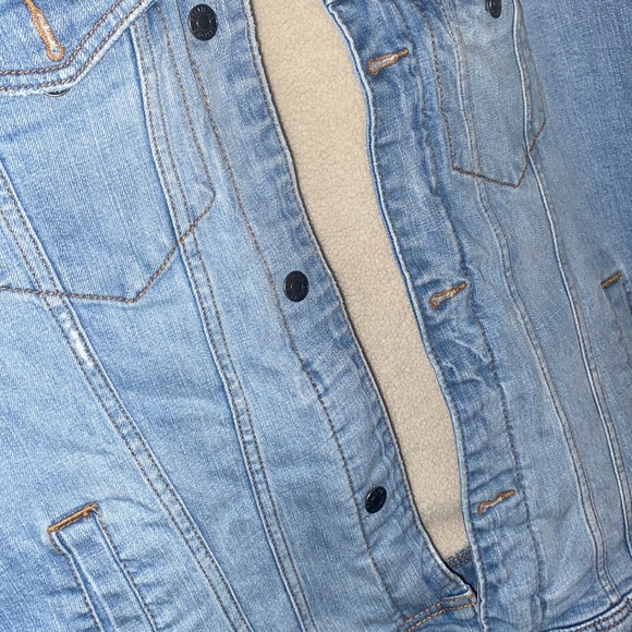 Hollister Jackets & Coats Large Mens Hollister Jean Jacket W Fur